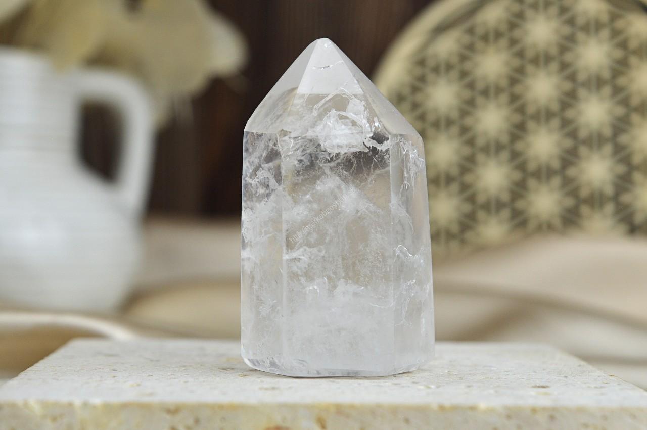 KRIŠTÁĽOVÝ generátor/ obelisk SVETLO NA ZEMI #18 s Dúhou