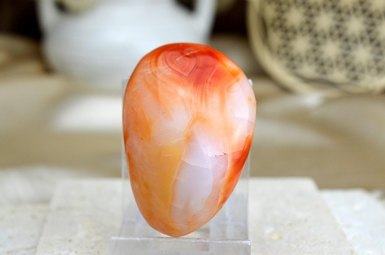 Kamienok KARNEOL AAA Kvalita #2 - Energia, Kreativita, Vitalita, Sebavedomie, Sexuálna túžba – Obrázok 2