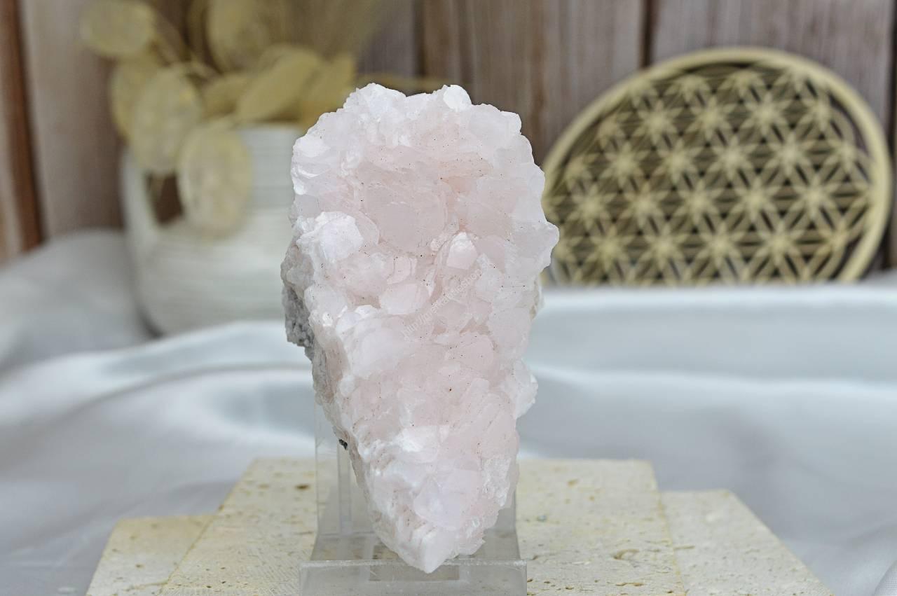 Drúza MANGANOKALCIT #12- Láska, Harmonizácia solar plexus, Vnútorný pokoj, Liečenie zranenej Duše