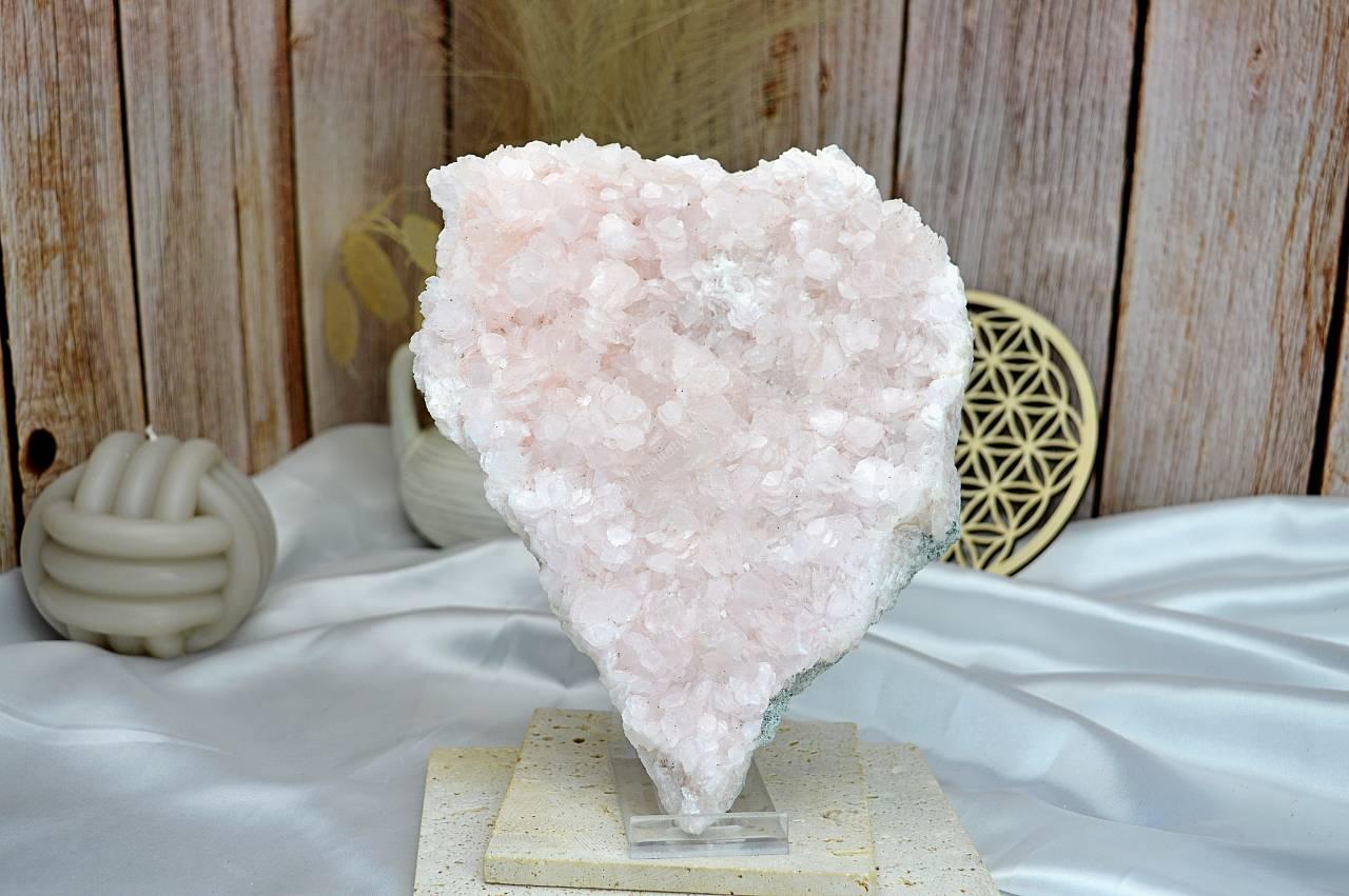 Drúza MANGANOKALCIT #2- Láska, Harmonizácia solar plexus, Vnútorný pokoj, Liečenie zranenej Duše