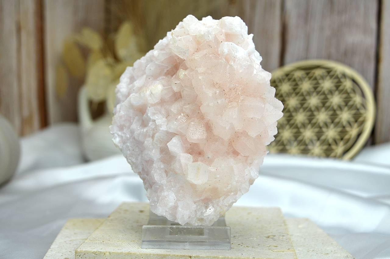 Drúza MANGANOKALCIT #3- Láska, Harmonizácia solar plexus, Vnútorný pokoj, Liečenie zranenej Duše