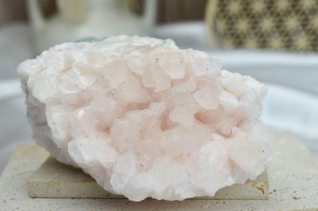 Drúza MANGANOKALCIT #4- Láska, Harmonizácia solar plexus, Vnútorný pokoj, Liečenie zranenej Duše