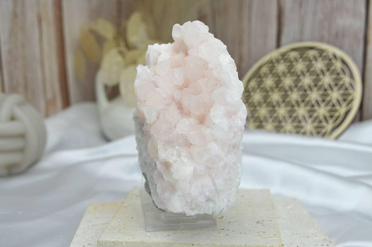 Drúza MANGANOKALCIT #4- Láska, Harmonizácia solar plexus, Vnútorný pokoj, Liečenie zranenej Duše – Obrázok 3