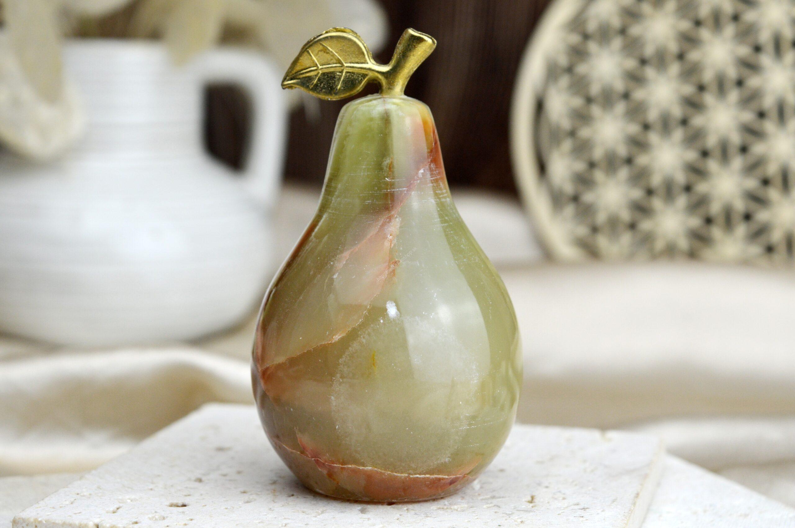 Hruška Zdravia, Plodnosti, Hojnosti a Vitality zo ZLATÉHO ÓNYXU / ARAGONITU #8