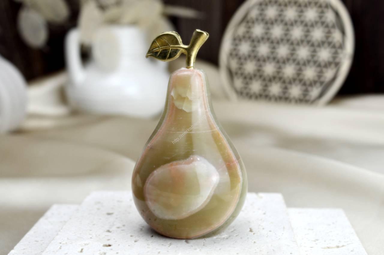 Hruška Zdravia, Plodnosti, Hojnosti a Vitality zo ZLATÉHO ÓNYXU / ARAGONITU #7