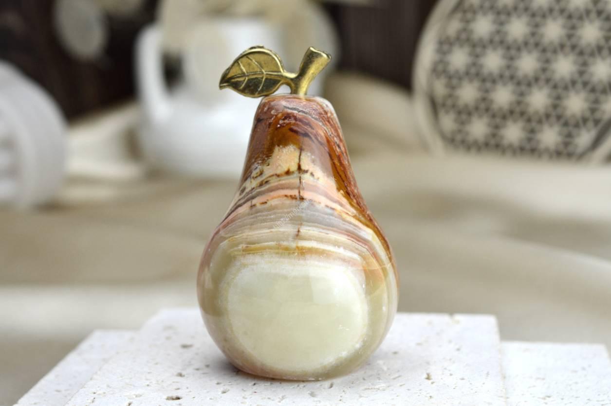 Hruška Zdravia, Plodnosti, Hojnosti a Vitality zo ZLATÉHO ÓNYXU / ARAGONITU #9