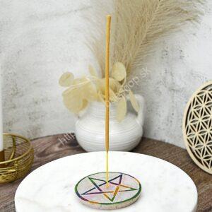 Kamenný stojan na Vonné Tyčinky - Pentagram