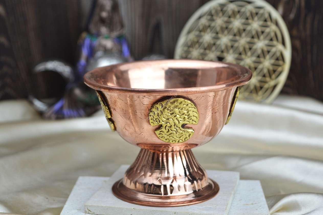 Medený Rituálny Kalich Strom Života #1