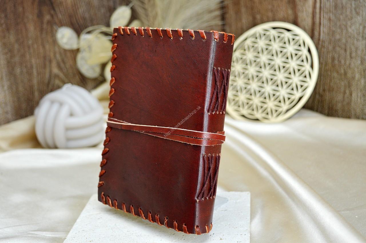 Ručne vyrábaný Kožený Zápisník - Kniha dobrých myšlienok