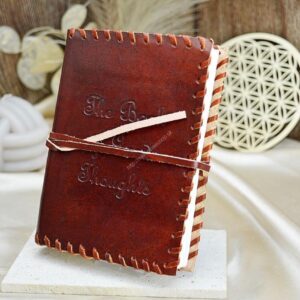 Ručne vyrábaný Kožený Zápisník - Kniha dobrých myšlienok