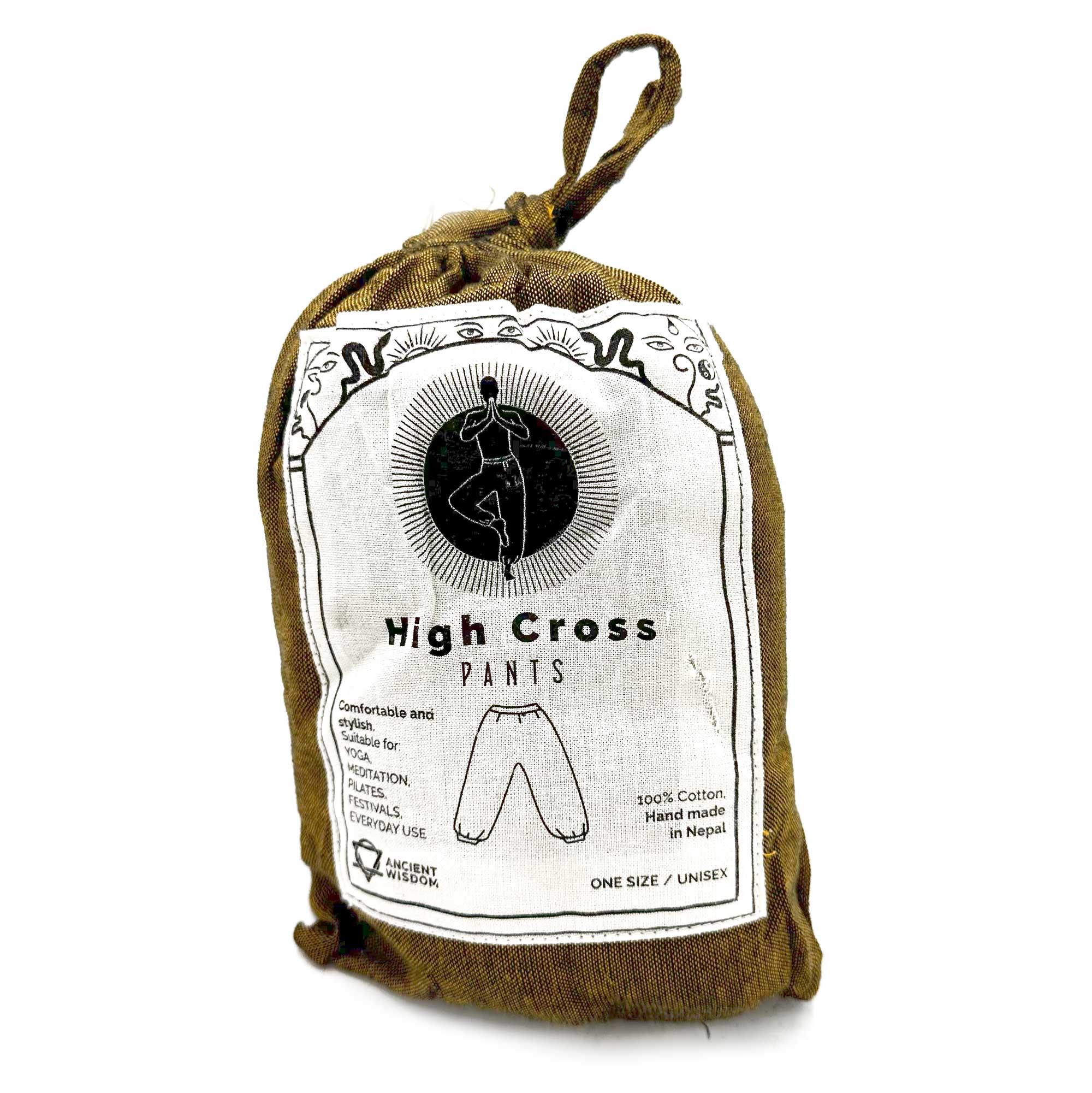 Jogové bavlnené Nohavice - Himalájska Potlač Oranžové – Obrázok 4