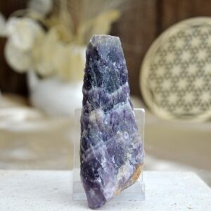 Surový AMETYST CHEVRON #7- Božskosť, Intuícia, Rovnováha, pokojný Spánok