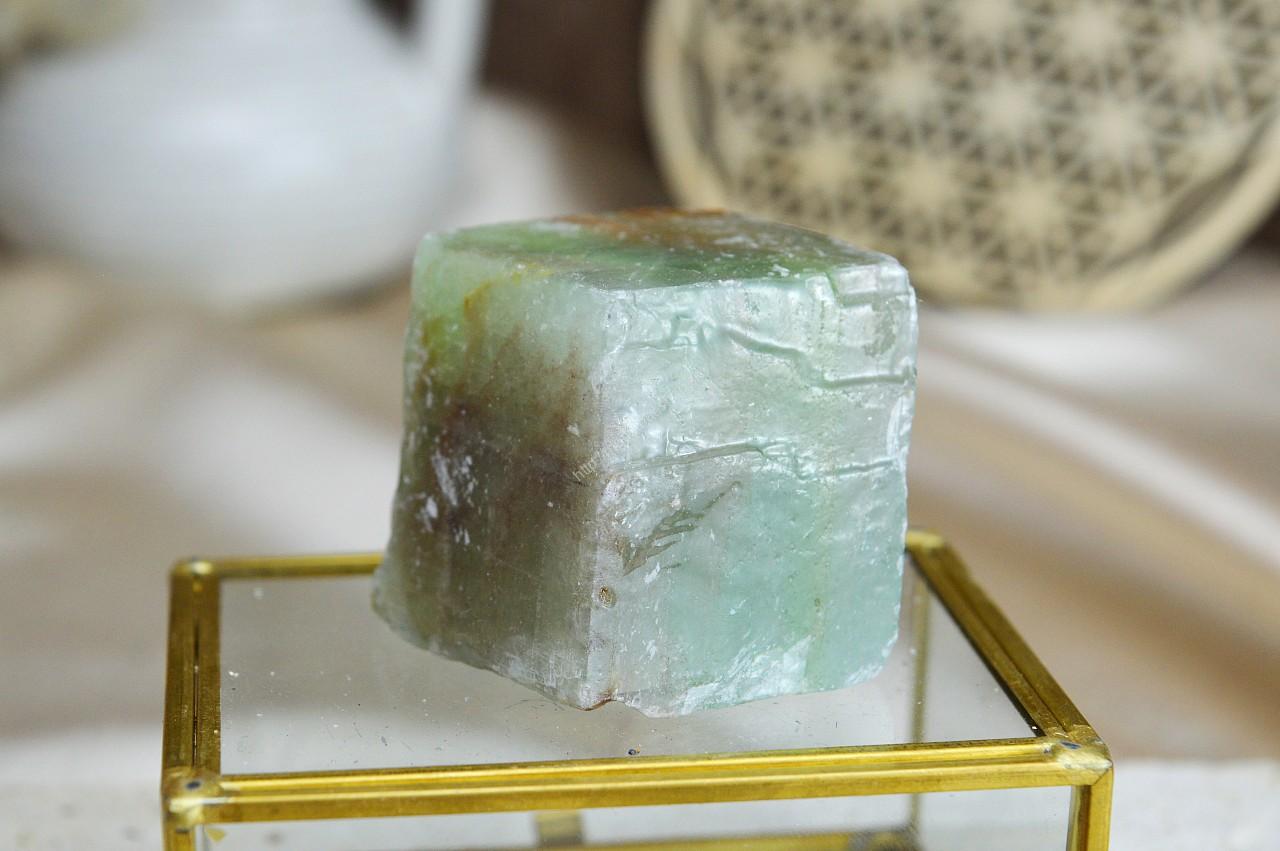 Surový KALCIT Smaragdovo #1- Duševná rovnováha, Upokojenie, Aktivácia srdcovej čakry