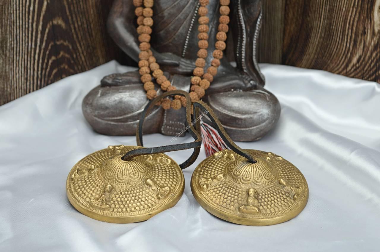 Tibetské Činelky / Tingsha -ÓM- 5 Budhov