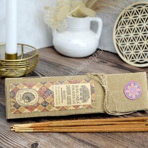 Prírodné dlho horiace Živicové vonné tyčinky BANJARA Rituálna edícia - SANDALWOOD /Santalové drevo