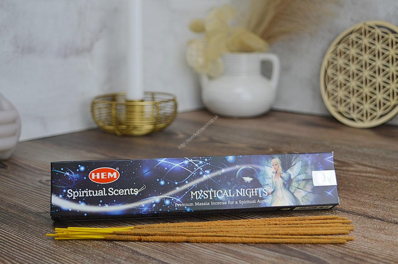 Vonné tyčinky - HEM Spirituálna séria MYSTICKÁ NOC / Mystical Night