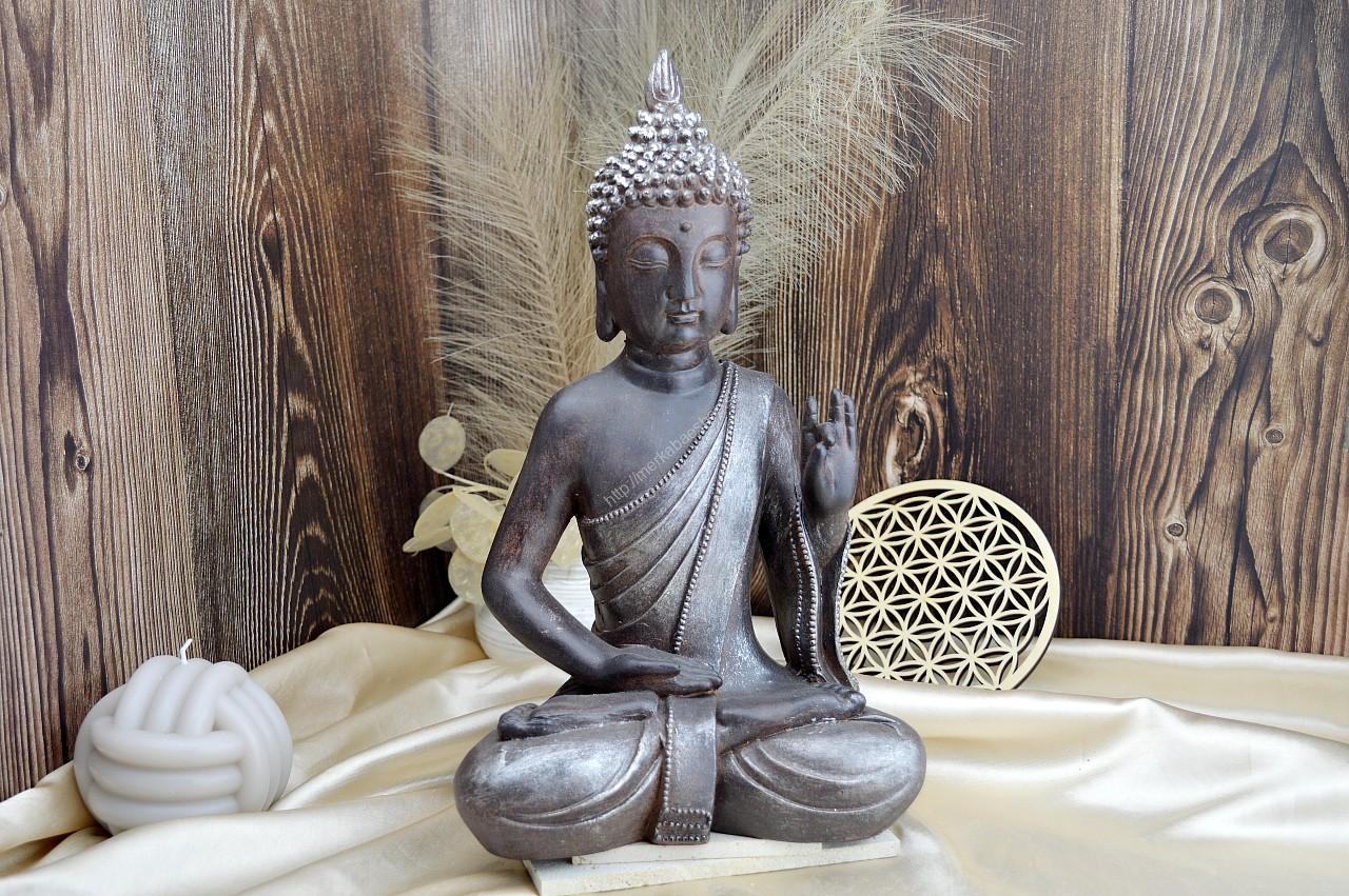 Soška BUDHA - meditujúci 31cm (živica)