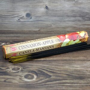 Vonné tyčinky - HEM- ŠKORICA-JABLKO 20 ks