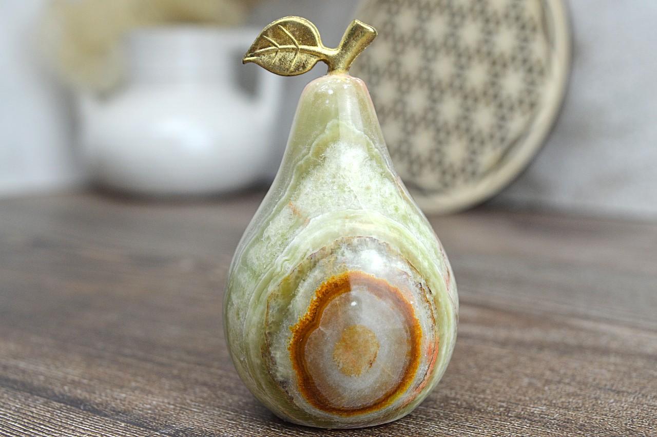 Hruška Zdravia, Plodnosti, Hojnosti a Vitality zo ZLATÉHO ÓNYXU / ARAGONITU #3