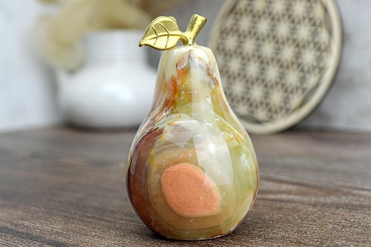 Hruška Zdravia, Plodnosti, Hojnosti a Vitality zo ZLATÉHO ÓNYXU / ARAGONITU #4