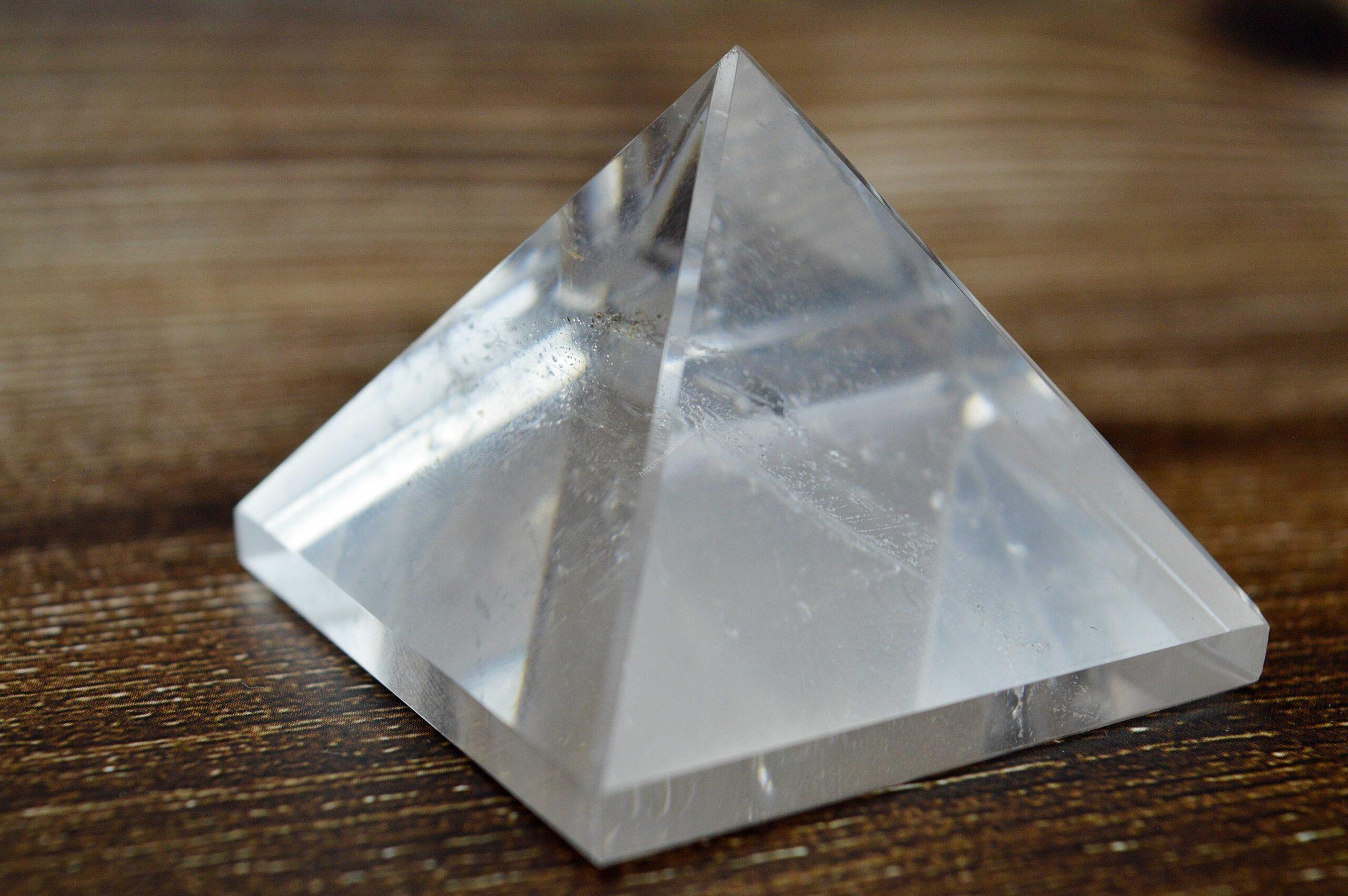 Pyramída Božského Svetla z Brazílskeho KRIŠTÁĽU AAA kvalita 42mm – Obrázok 2