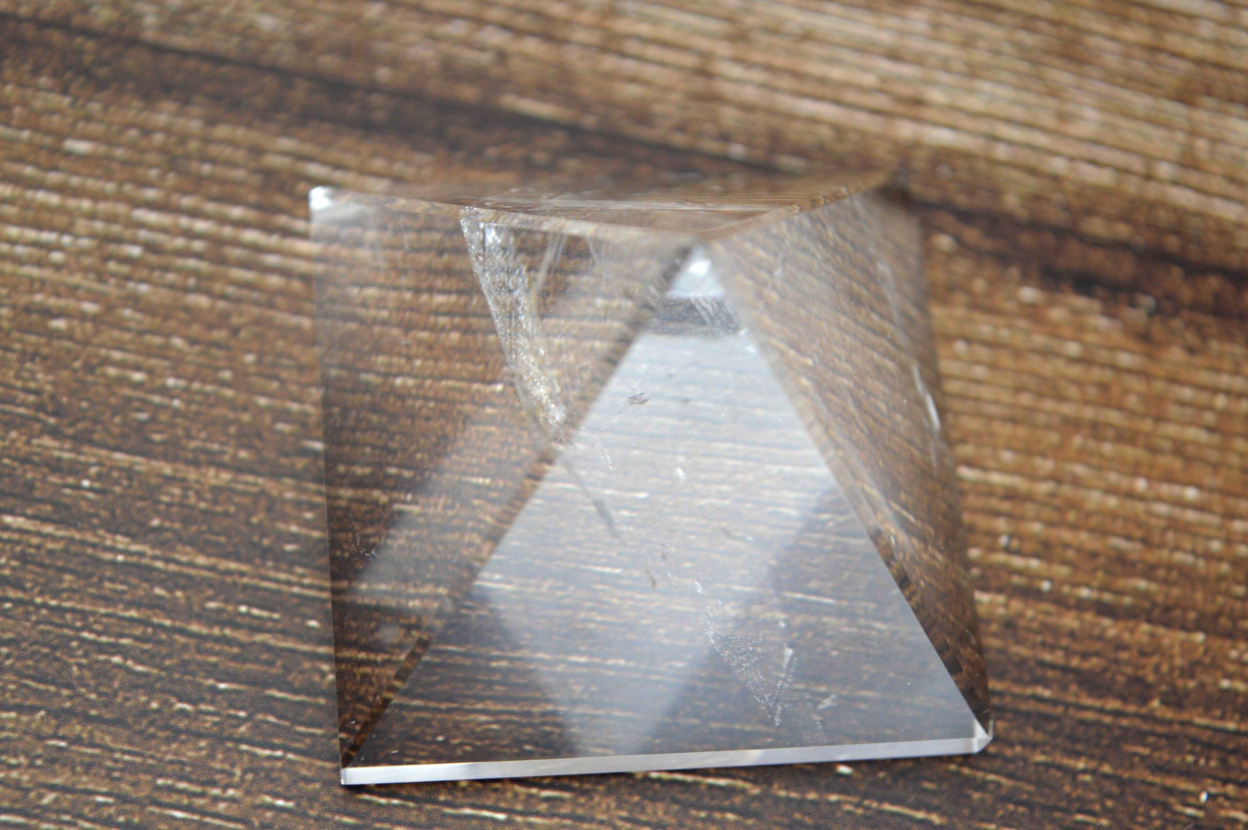 Pyramída Božského Svetla z Brazílskeho KRIŠTÁĽU AAA kvalita 42mm – Obrázok 3