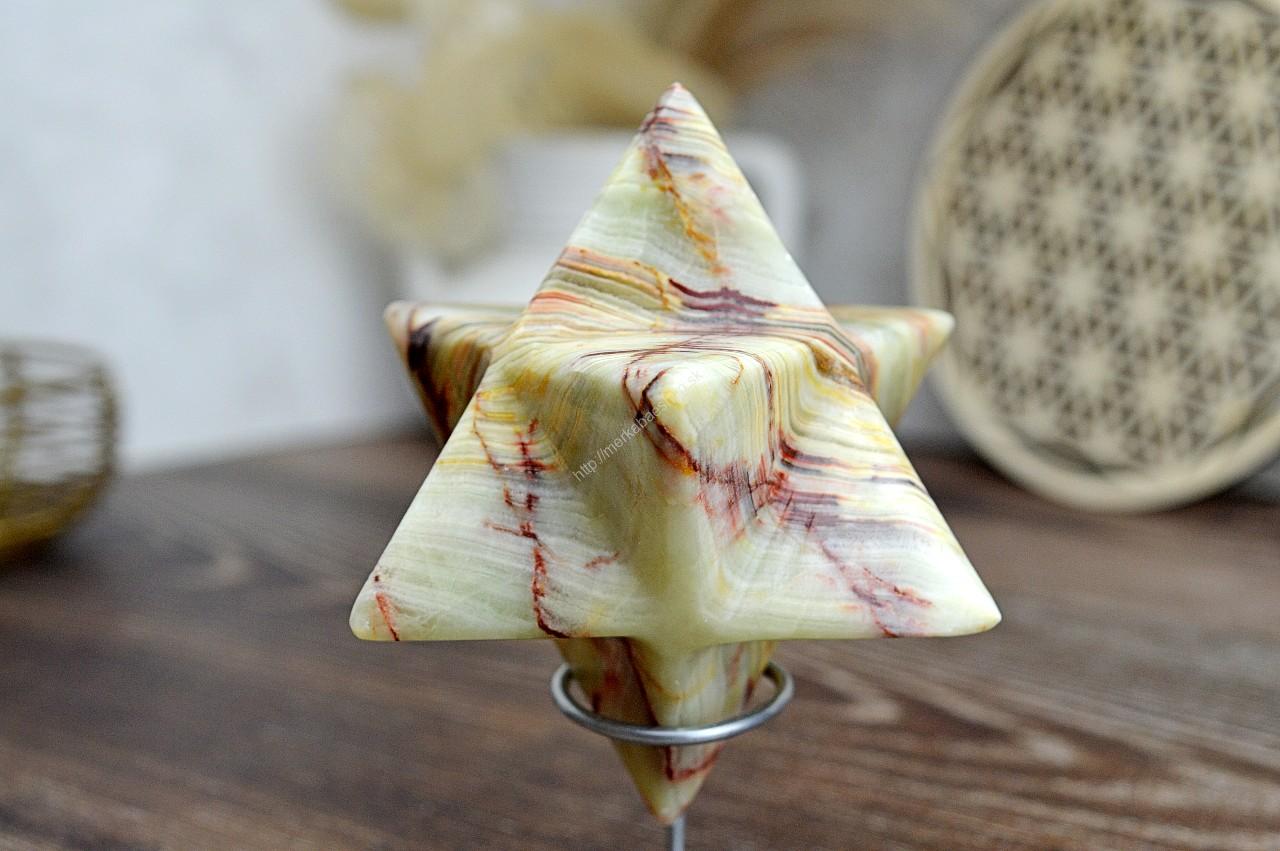 MERKABA z ÓNYXU/ARAGONITU #1 - 9cm