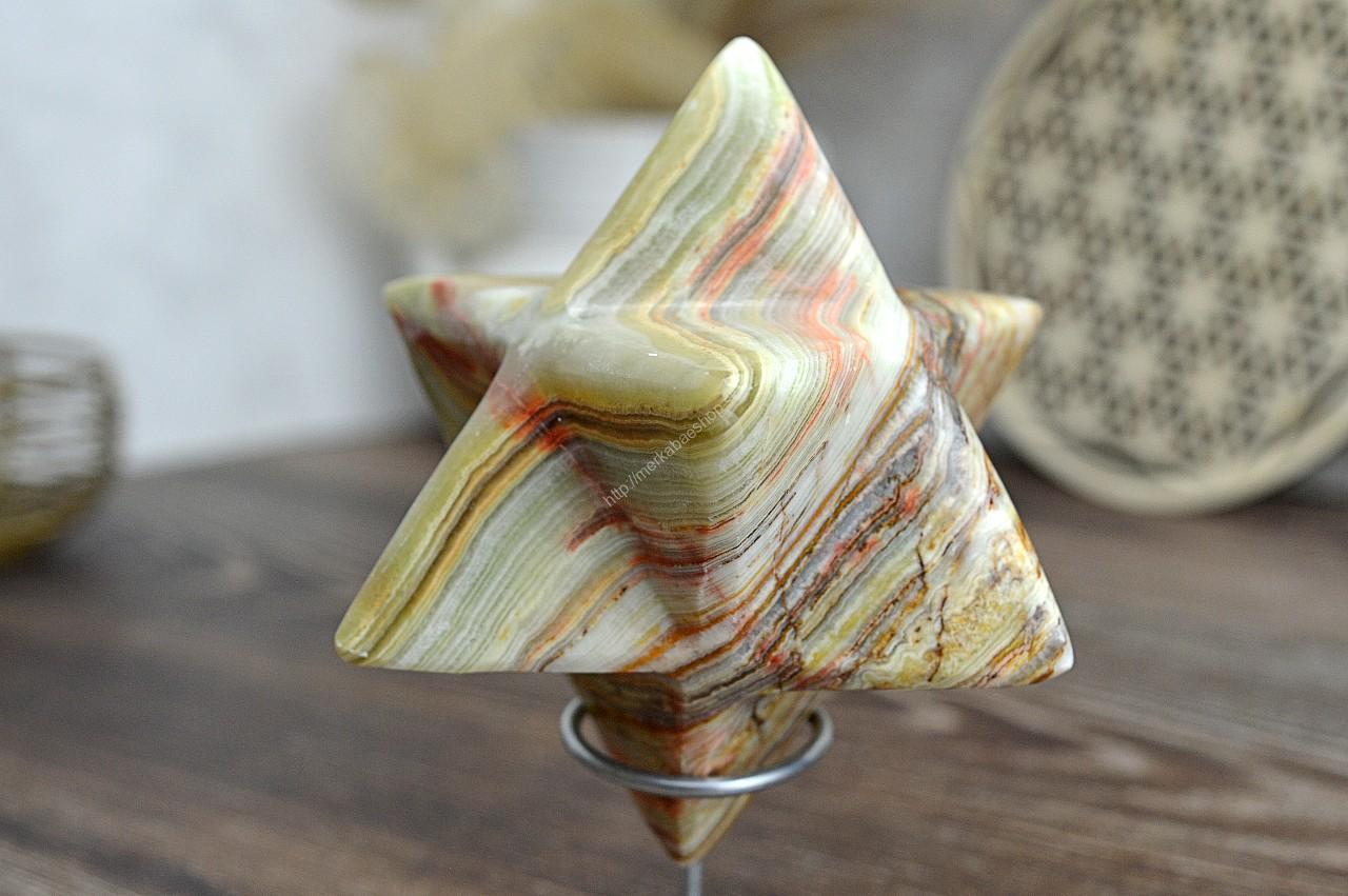 MERKABA z ÓNYXU/ARAGONITU #2 - 9cm