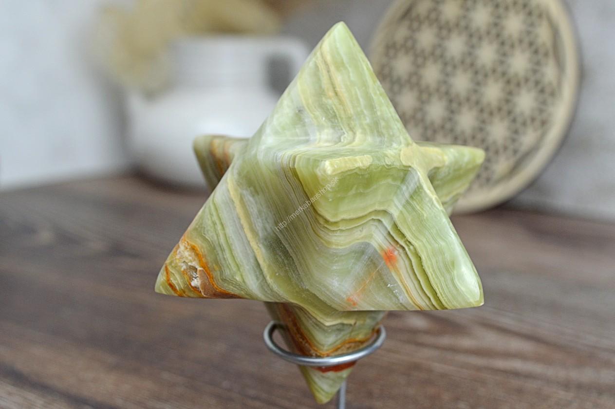 MERKABA z ÓNYXU/ARAGONITU #4 - 9cm