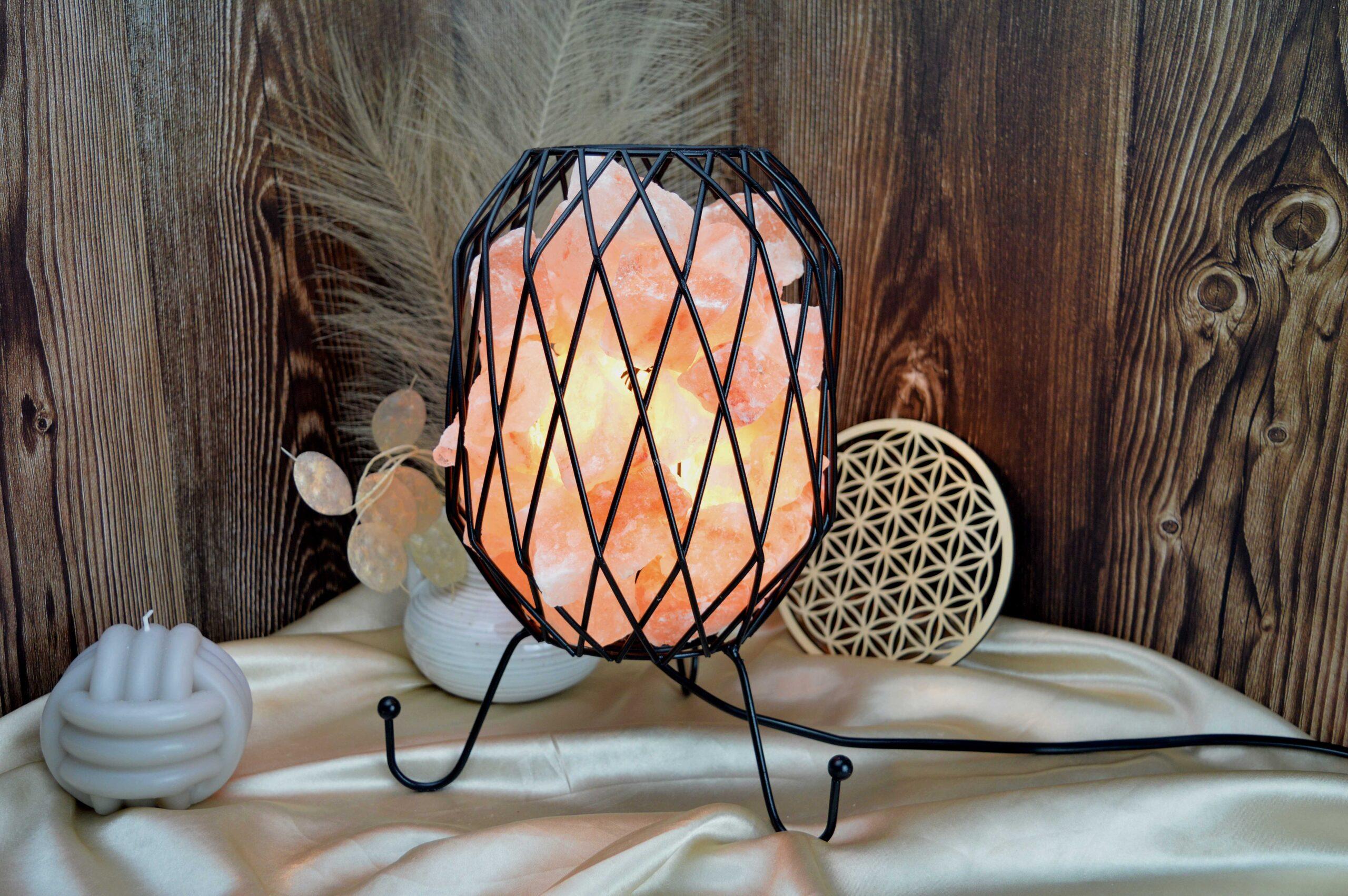 EL. Industriálna Lampa s Ružovou HIMALÁJSKOU SOĽOU #2