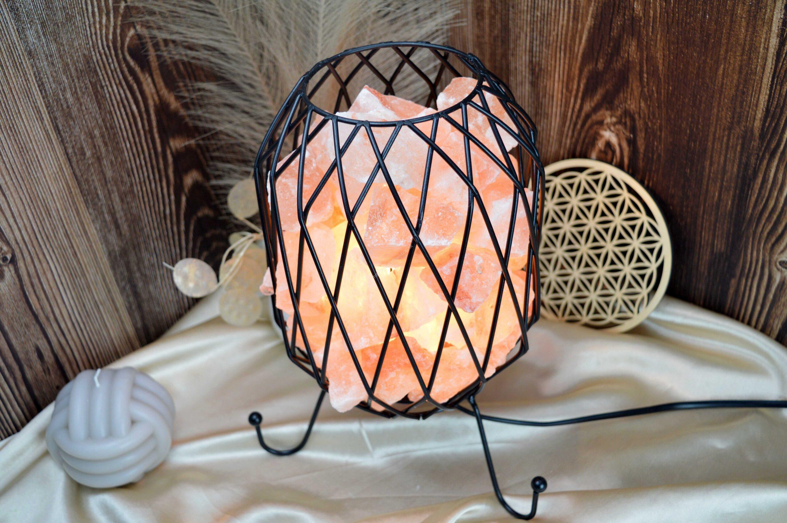 EL. Industriálna Lampa s Ružovou HIMALÁJSKOU SOĽOU #2 – Obrázok 3