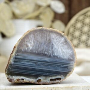 ACHATOVÁ Geóda #6 Duchovný rast, Emocionálna úľava, Odvaha