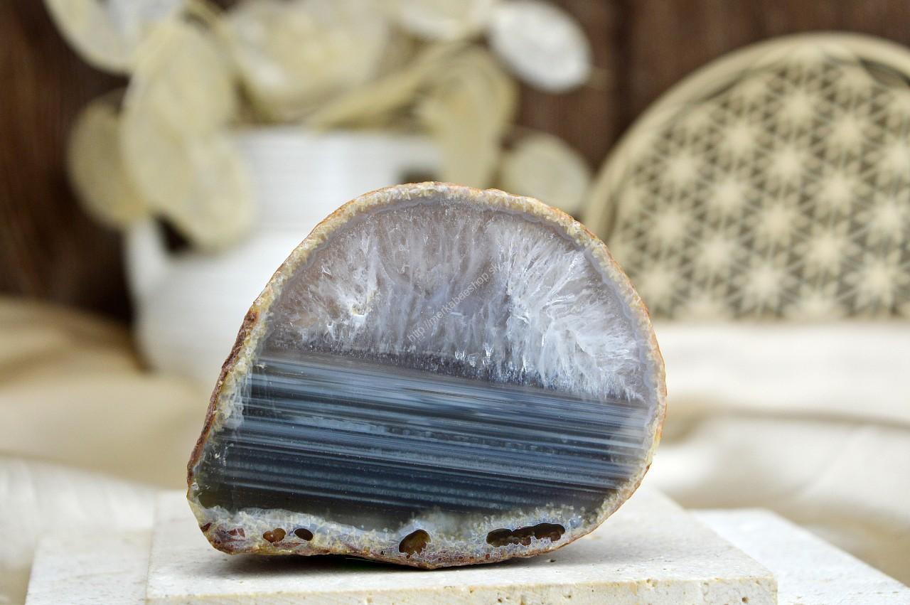 ACHATOVÁ Geóda #6 Duchovný rast, Emocionálna úľava, Odvaha