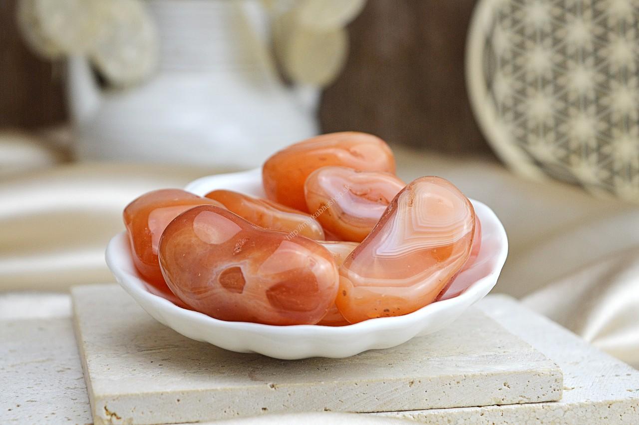 Kamienky KARNEOL Botswana #L - Energia, Kreativita, Vitalita, Sebavedomie, Sexuálna túžba