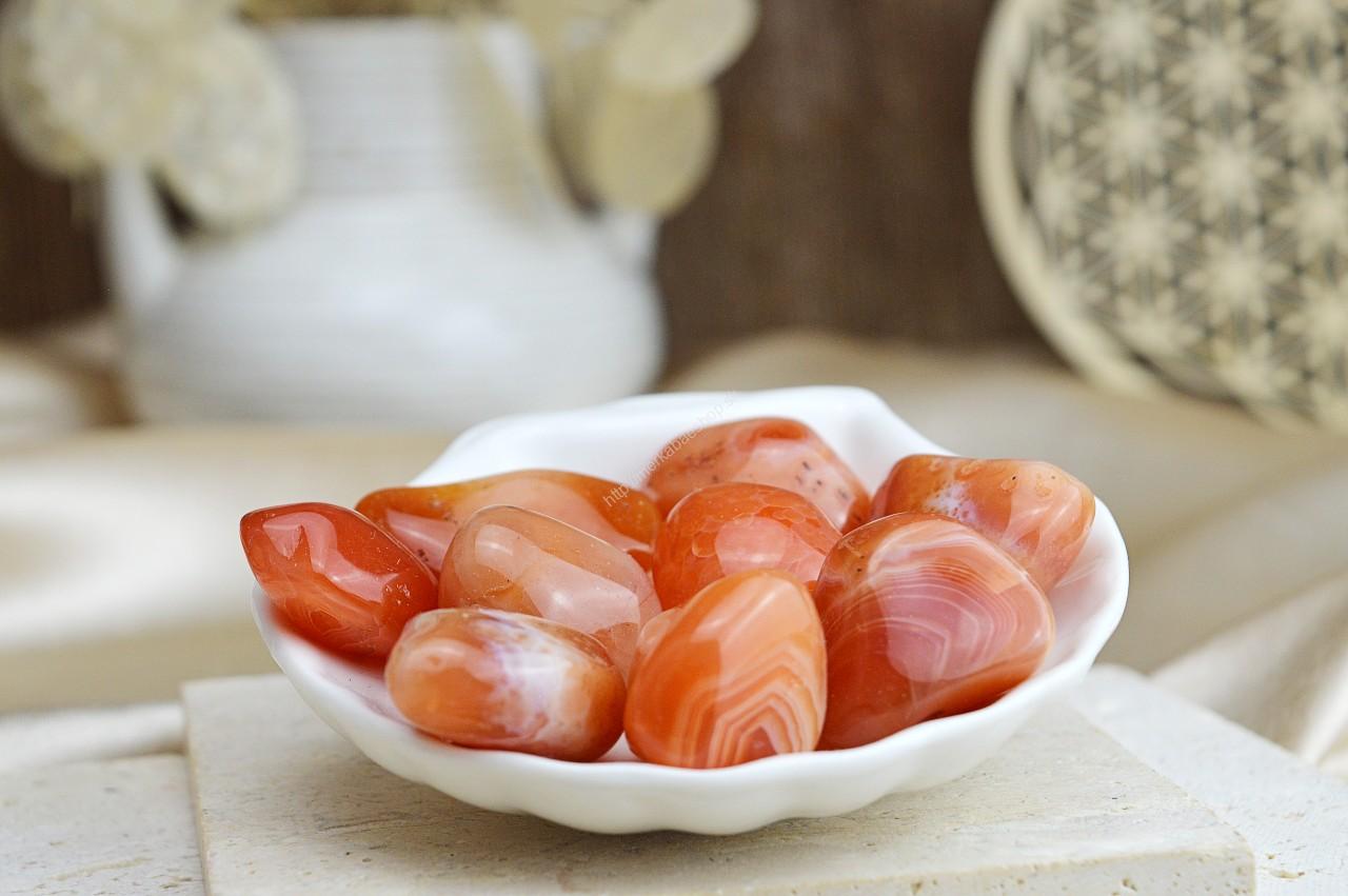 Kamienky KARNEOL Botswana #M - Energia, Kreativita, Vitalita, Sebavedomie, Sexuálna túžba