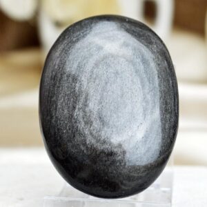 Obsidián Strieborný #4- kameň Manifestácie a Ochrany AAA kvalita