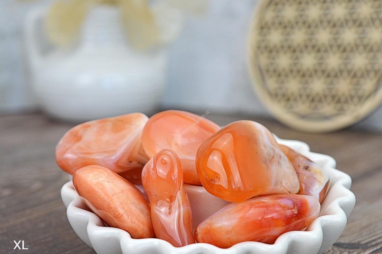 Kamienky KARNEOL Botswana - Energia, Kreativita, Vitalita, Sebavedomie, Sexuálna túžba