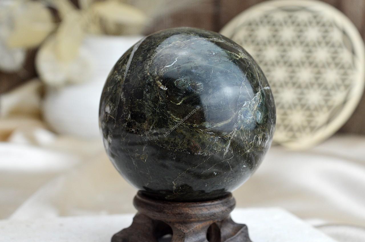 Guľa Ochrany, Rozpustenia Blokád a Harmonizácie z ÓNYXU ČIERNEHO 7,5cm #1 – Obrázok 2