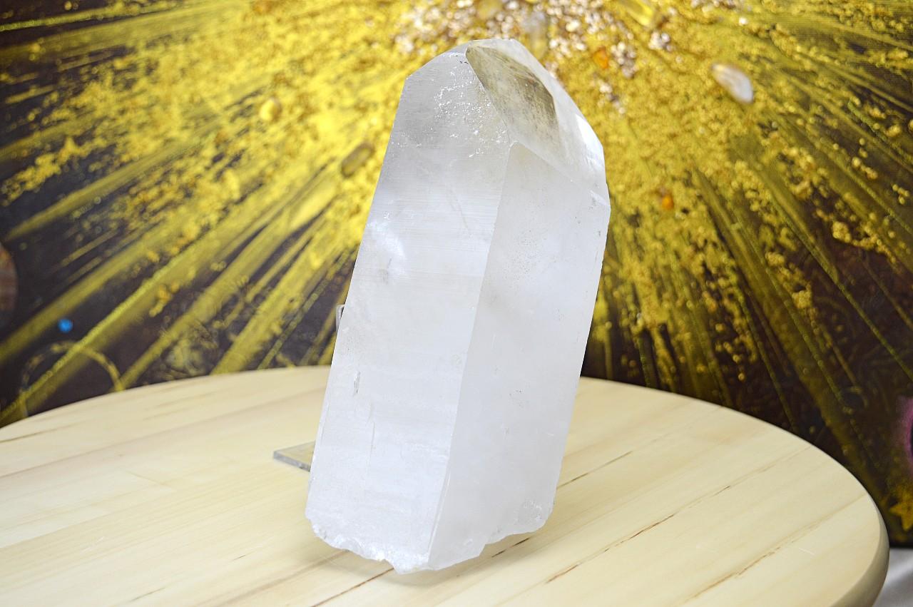 Vysoko vibračný prírodný KRIŠTÁĽOVÝ LEMURIÁN CHANELINGOVÝ hrot #13- 2,5kg – Obrázok 4