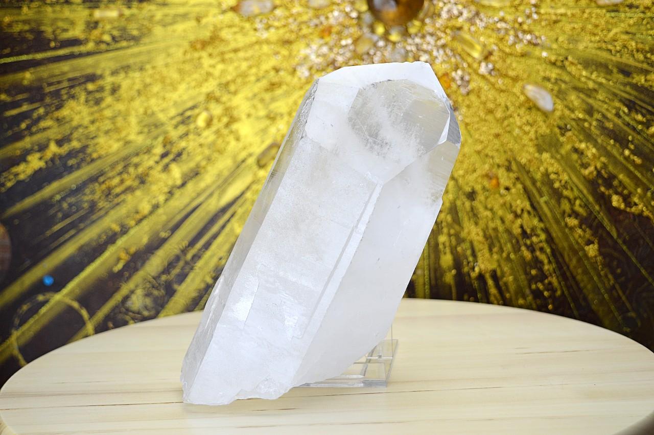 Vysoko vibračný prírodný KRIŠTÁĽOVÝ LEMURIÁN CHANELINGOVÝ hrot #13- 2,5kg