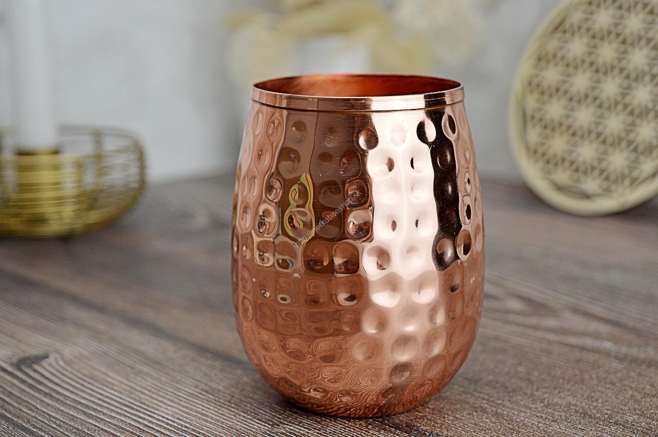 Medený tepaný pohár 350ml
