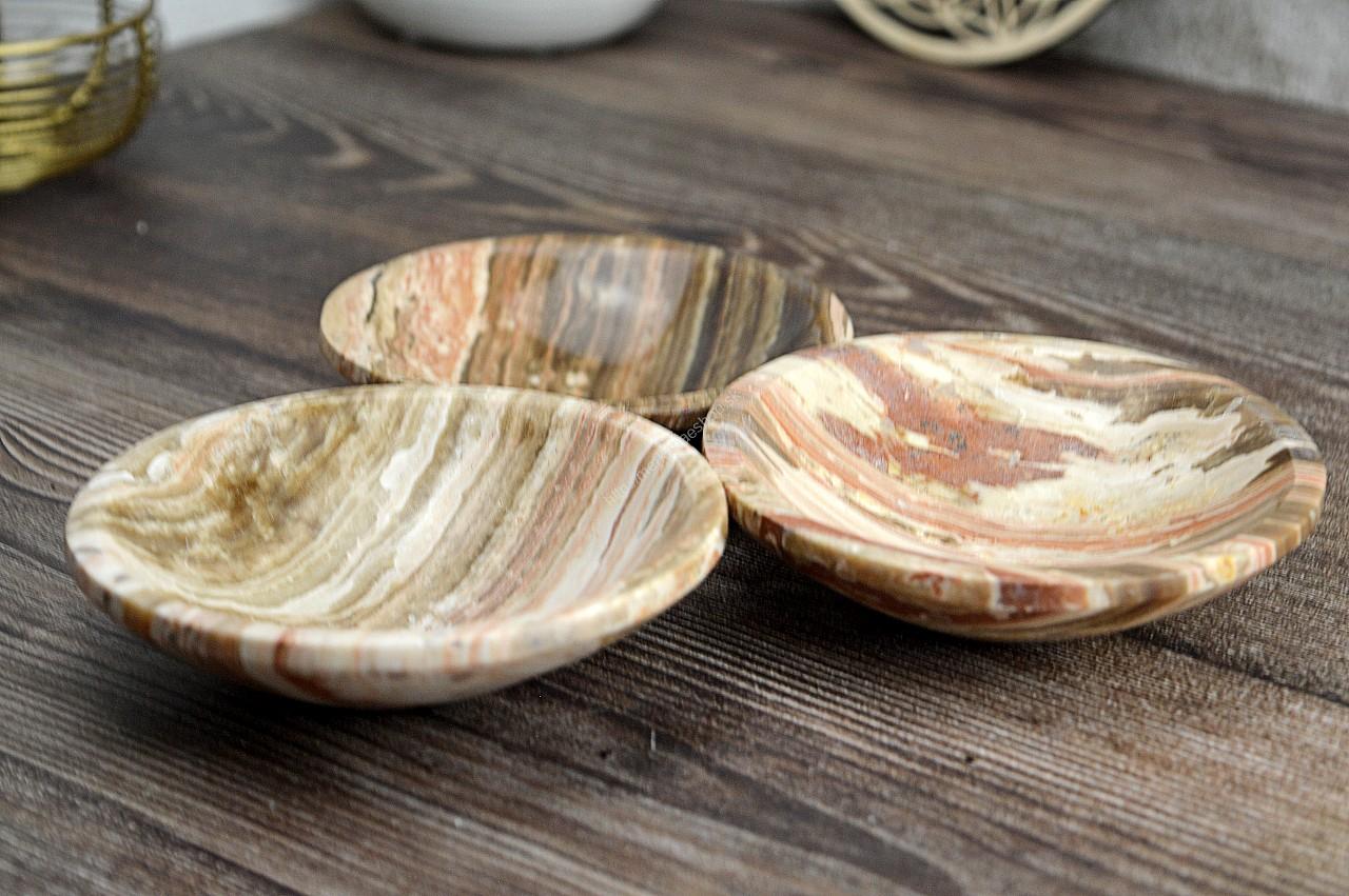 Miska Bohyne Matky Zeme zo ARAGONITU kruhová – Obrázok 4