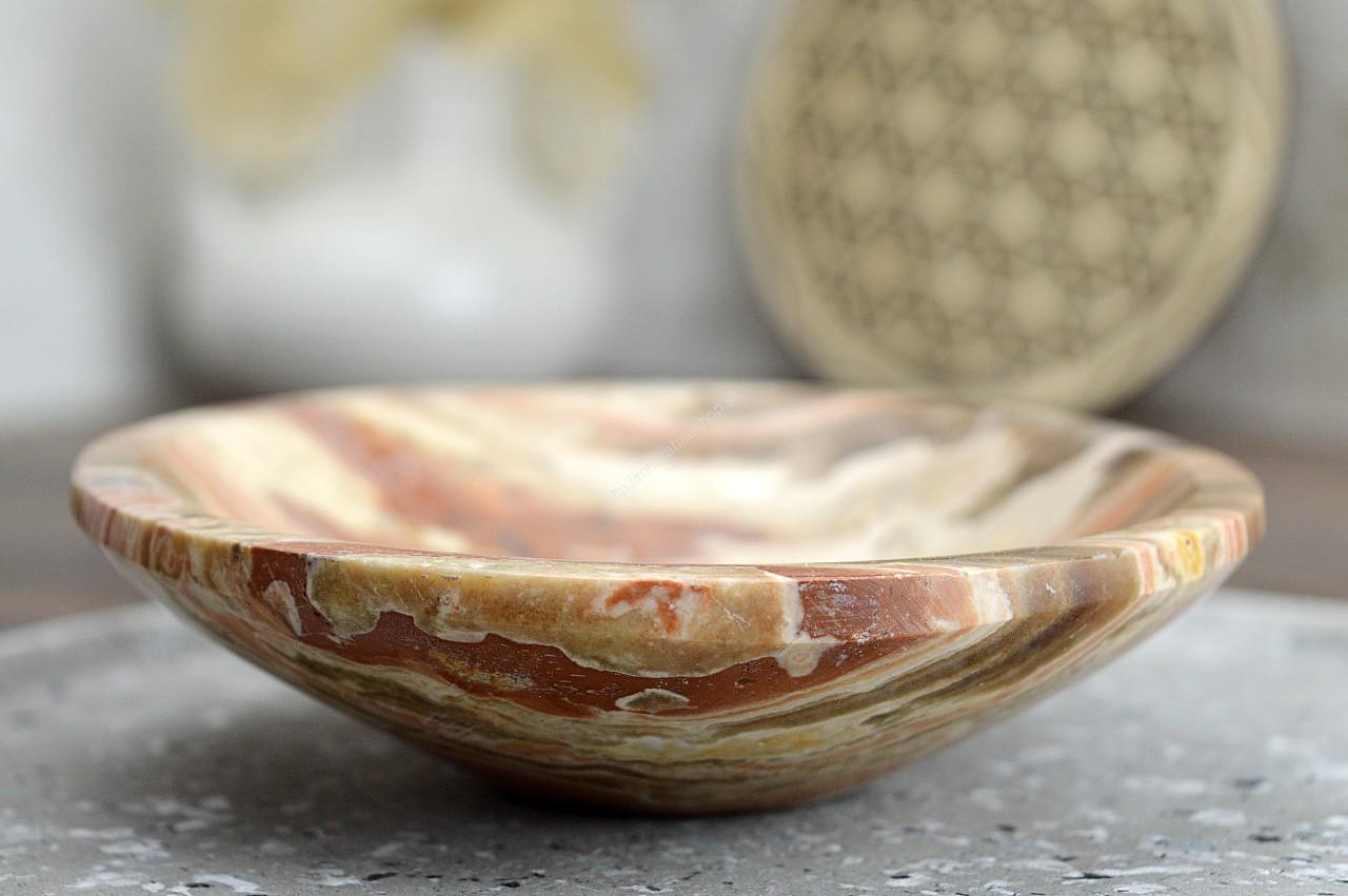 Miska Bohyne Matky Zeme zo ARAGONITU kruhová – Obrázok 3