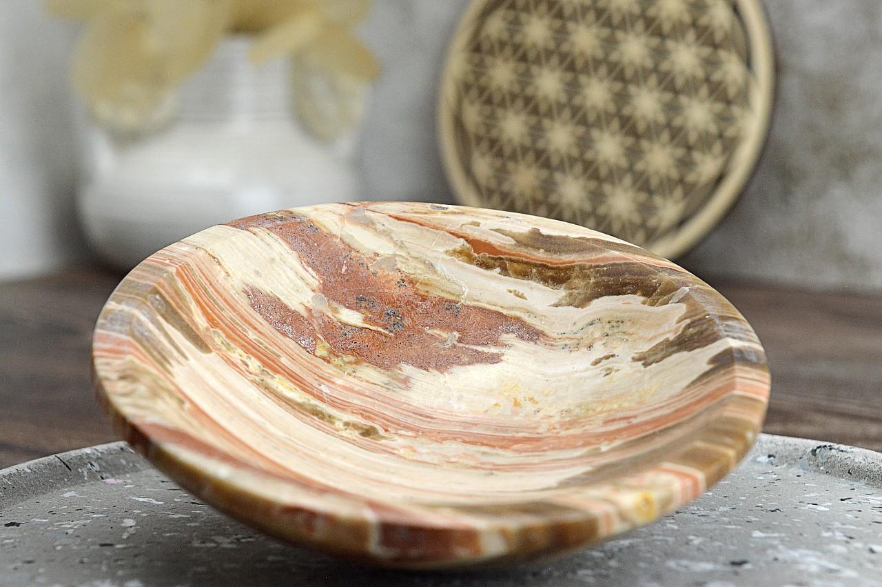 Miska Bohyne Matky Zeme zo ARAGONITU kruhová