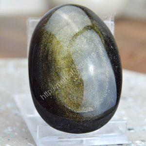 OBSIDIÁN ZLATÝ #3- kameň Osobnej Moci, Manifestácie a Ochrany AAA kvalita