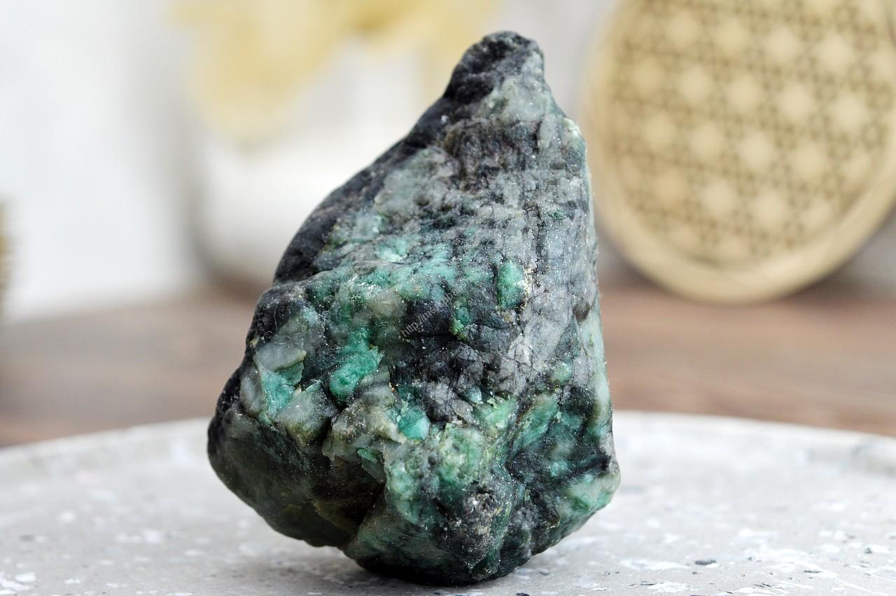 surový SMARAGD #3 AAA Kvalita– Liečenie srdca, Rovnováha, Ochrana, Svetlo, Hojnosť – Obrázok 2