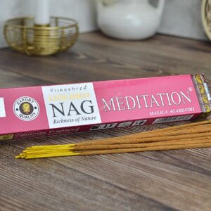 Vonné tyčinky Vijayshree Golden Nag - MEDITATION