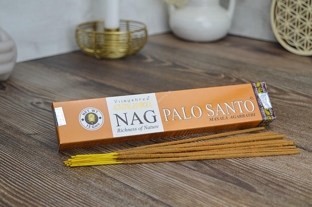 Vonné tyčinky Vijayshree Golden Nag - PALO SANTO