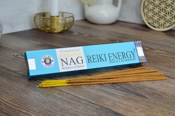 Vonné tyčinky Vijayshree Golden Nag - Reiki energy