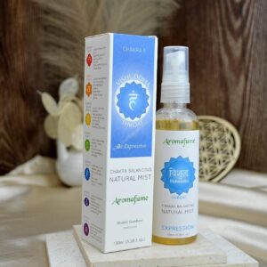 AURA Sprej 5. ČAKRA / VISHUDDHA - Krčná Čakra (Komunikácia, Vitalita, Kreativita)